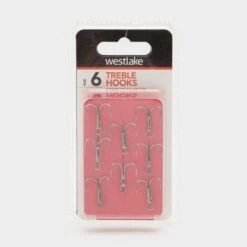 Semi-Barbed Treble Hooks (Size 6) 7 Semi-Barbed Treble Hooks (Size 6) -Fishing Pro Shop go 331781 a 1