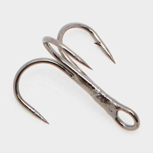 Semi-Barbed Treble Hooks (Size 6) 4 Semi-Barbed Treble Hooks (Size 6) - Image 2