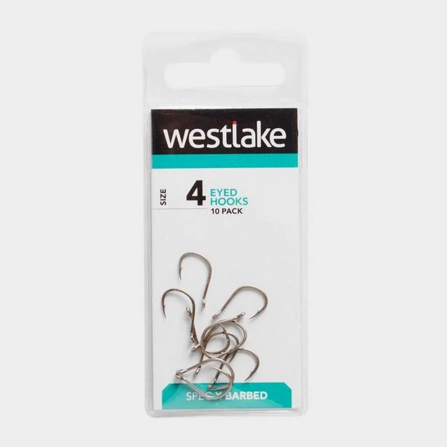 Barbed Eyed Hooks (Size 4) 3 Barbed Eyed Hooks (Size 4)