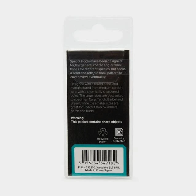 Barbed Eyed Hooks (Size 8) 3 Barbed Eyed Hooks (Size 8)